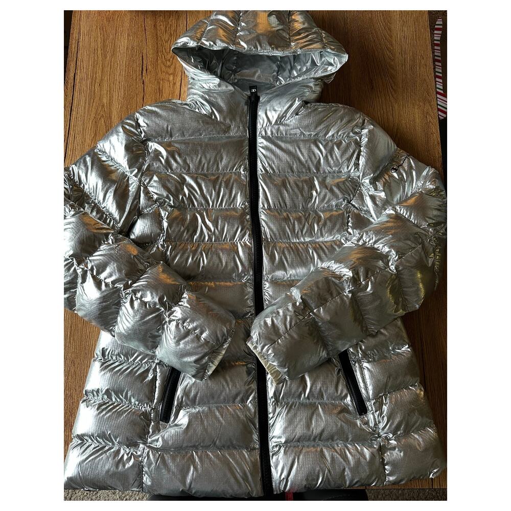 Champion Women's Metallic Tech Fill Ski Puffer Jacket Size XLarge